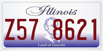 IL license plate Z578621