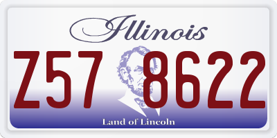 IL license plate Z578622