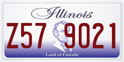 IL license plate Z579021