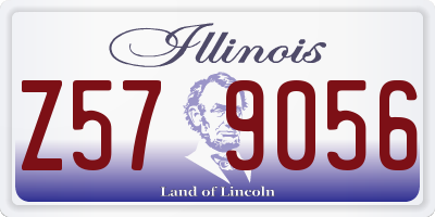 IL license plate Z579056