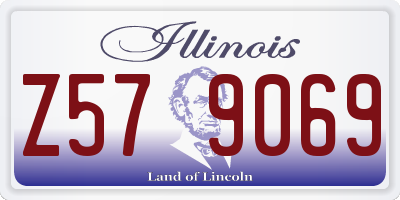 IL license plate Z579069