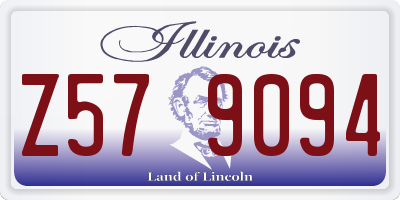 IL license plate Z579094