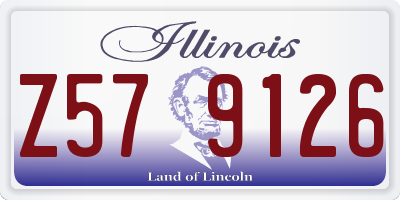 IL license plate Z579126