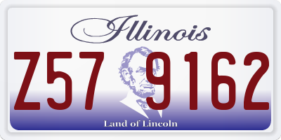 IL license plate Z579162