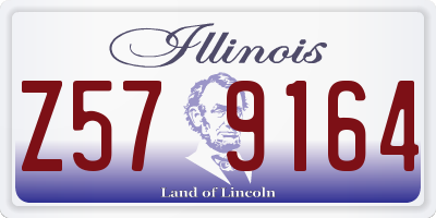 IL license plate Z579164