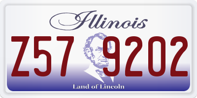 IL license plate Z579202