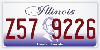 IL license plate Z579226