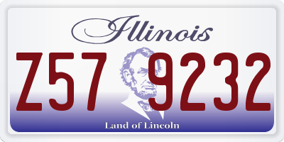 IL license plate Z579232