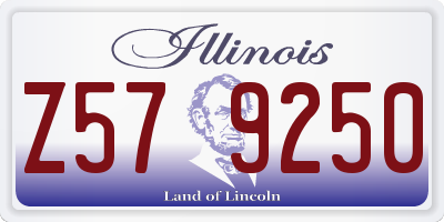 IL license plate Z579250