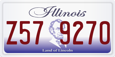 IL license plate Z579270