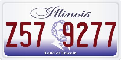 IL license plate Z579277