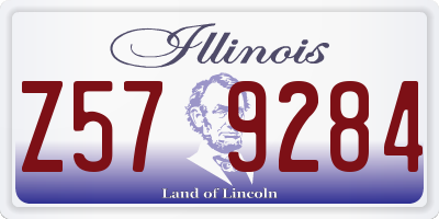 IL license plate Z579284