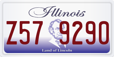 IL license plate Z579290