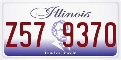 IL license plate Z579370