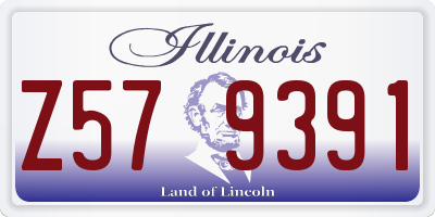 IL license plate Z579391
