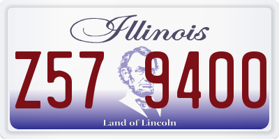 IL license plate Z579400