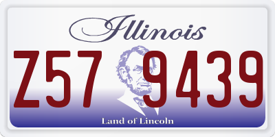 IL license plate Z579439