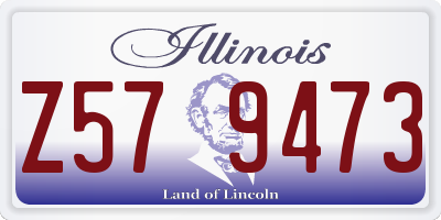 IL license plate Z579473