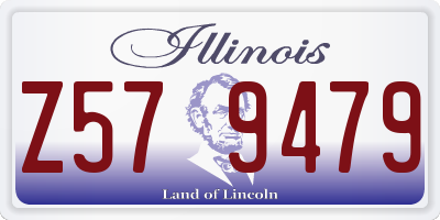 IL license plate Z579479