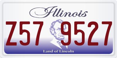 IL license plate Z579527