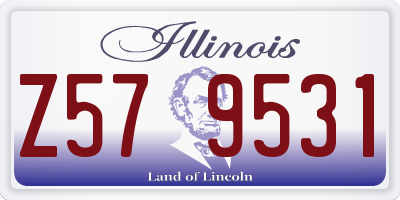 IL license plate Z579531