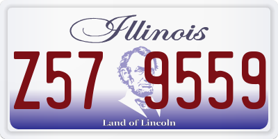 IL license plate Z579559