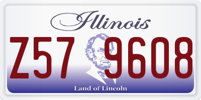 IL license plate Z579608
