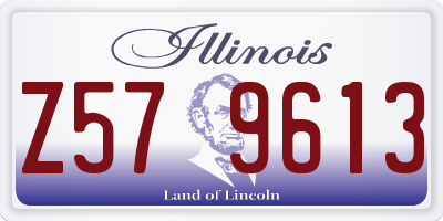 IL license plate Z579613