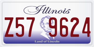 IL license plate Z579624