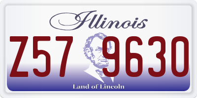 IL license plate Z579630