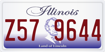 IL license plate Z579644