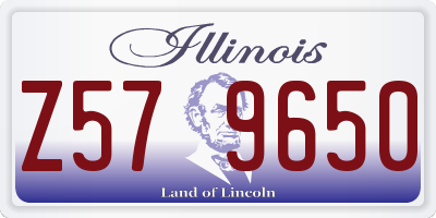 IL license plate Z579650