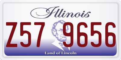 IL license plate Z579656