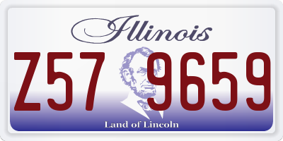 IL license plate Z579659