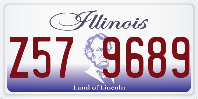 IL license plate Z579689