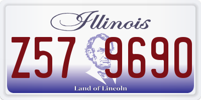 IL license plate Z579690