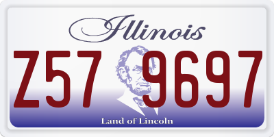 IL license plate Z579697