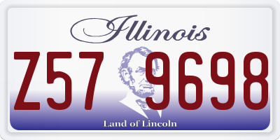 IL license plate Z579698
