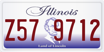 IL license plate Z579712