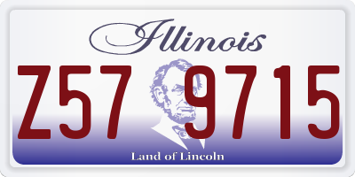 IL license plate Z579715