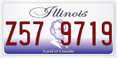 IL license plate Z579719