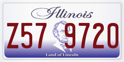 IL license plate Z579720