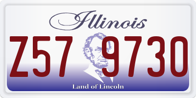IL license plate Z579730