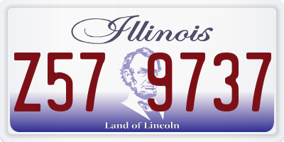 IL license plate Z579737