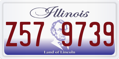 IL license plate Z579739