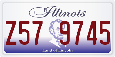 IL license plate Z579745