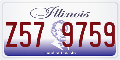 IL license plate Z579759