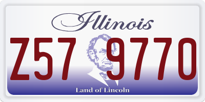 IL license plate Z579770