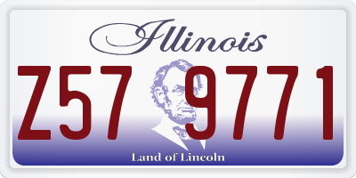 IL license plate Z579771