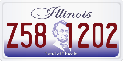 IL license plate Z581202